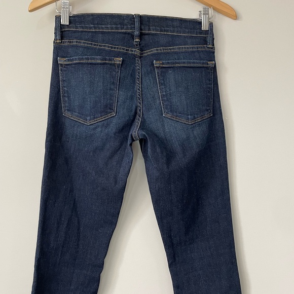 Frame denim Le Skinny de Jeanne dark wash jeans - Picture 10 of 12